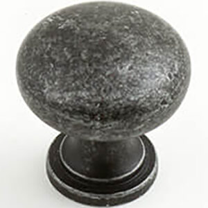 Castella Heritage Shaker Antique Black 30mm Round Knob 50 030 001