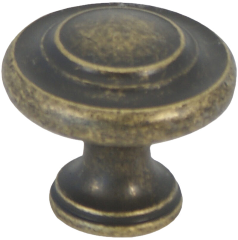 Castella Heritage Shaker Antique Brass 34mm Fluted Knob 56 034 003 2