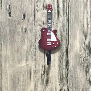 Fender Telecaster Guitar Shaped Decorative Coat Hook In Candy Apple Red 1 1