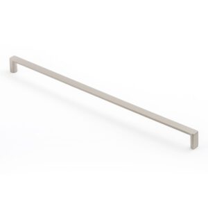 Castella Linear Planar Brushed Nickel Rounded Flat D Pull 448mm Handle