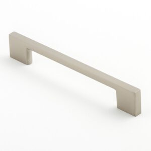 Castella Linear Cleat Brushed Nickel 128mm D Pull Handle