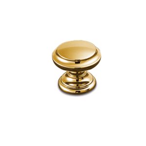 Castella Heritage Sovereign Gold Plated Fluted 30mm Round Knob