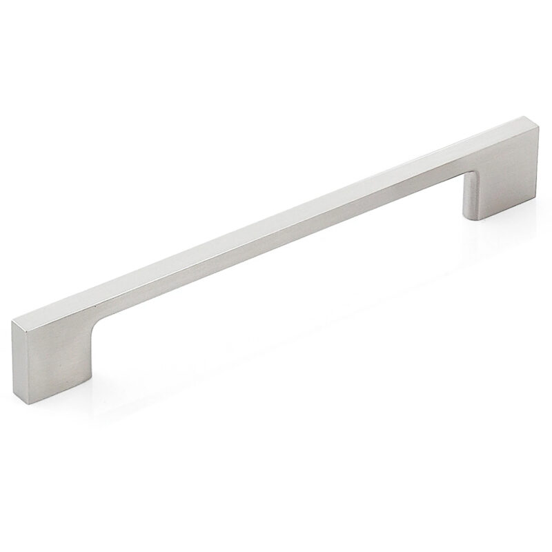 Furnware Dorset Contemporary Livorno Dull Brushed Nickel 160mm D Handle Dst M3163 160 Dbr 1