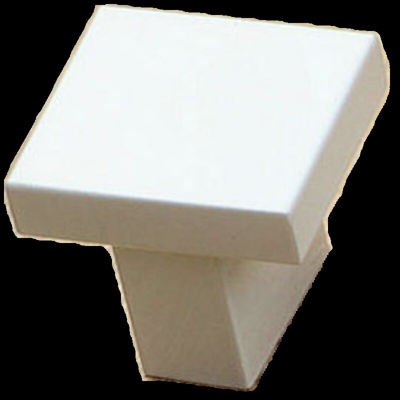 White 25mm Square T Knob