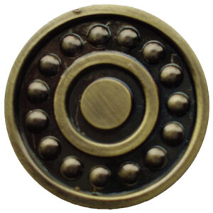 Ball Bearing Antique Bronze 31mm Round Knob Byw Plm 508 7057 Abz