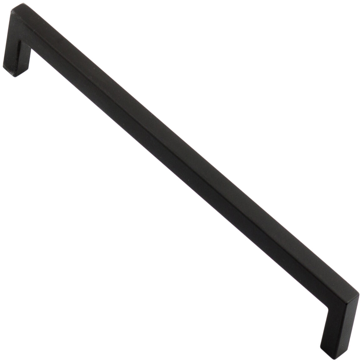 Castella Linear Manhattan Matt Black 224mm Square D Pull Handle