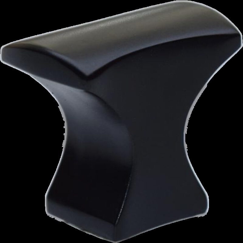 4332 Sencillo Eleganta Aspero Matte Black 32mm Concave T Knob