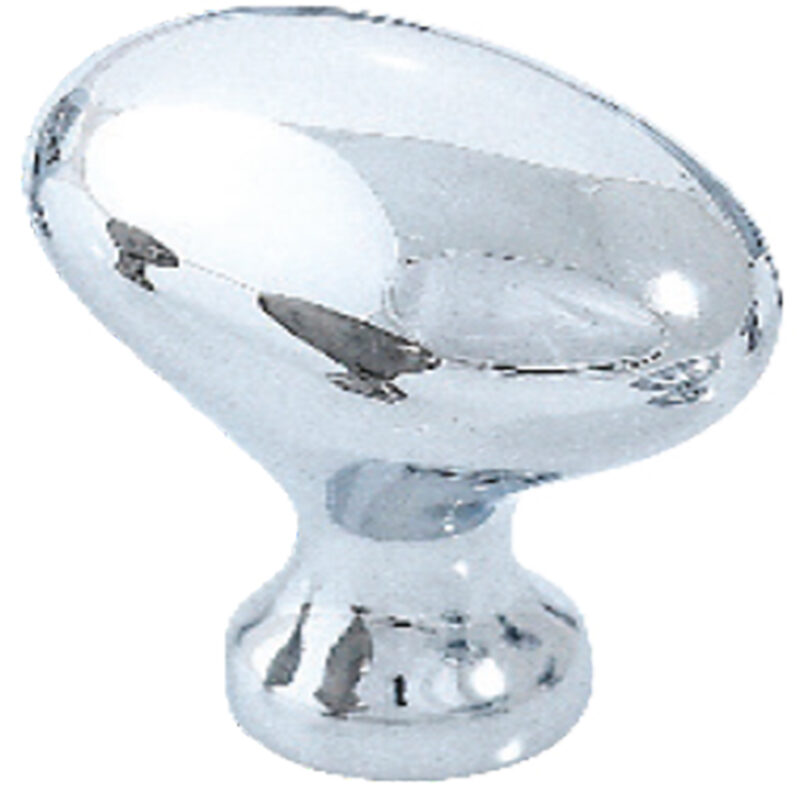 Furnware Dorset Asti Collection Chrome Plated 30mm Small Oval Knob Dst Oks 30 Cp