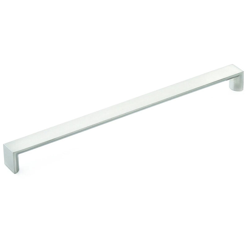 Furnware Dorset Boston Collection Dull Brushed Nickel 288mm Wide Square D Pull Handle Dst Wfdh288 Dbr 1