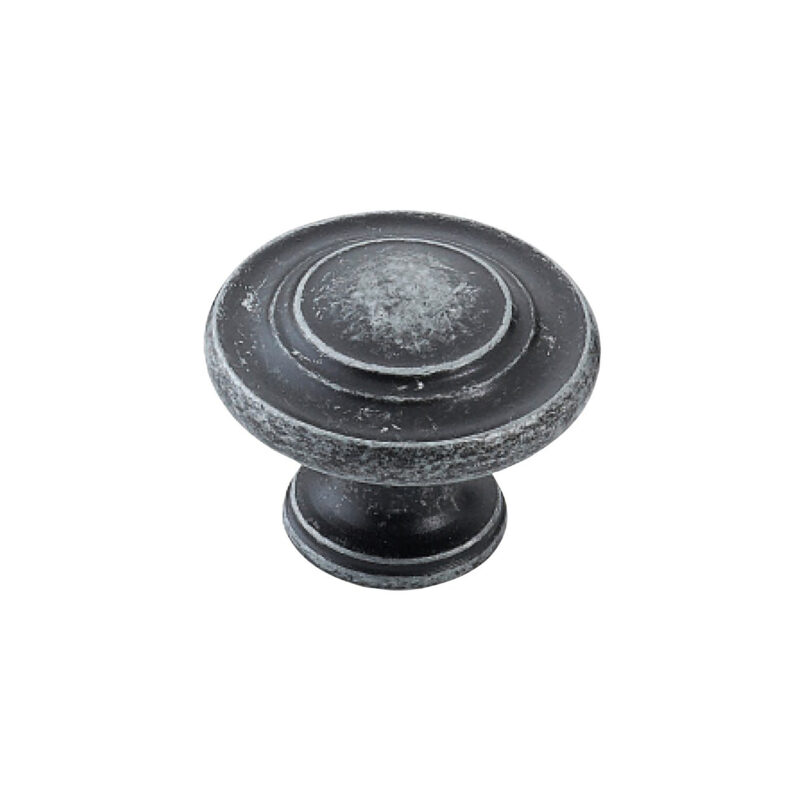 Furnware Dorset Florencia Shaker Charcoal 33mm Concentric Fluted Knob Dst Ctck Ch 1